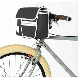 Goodordering Handlebar Bag Satchel Navy Blue — Bike Commuter Crossbody